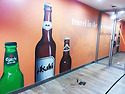 맥주 전문점 실내 벽화 ﻿
