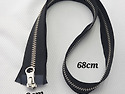 YKK 정품 메탈지퍼 68cm 블랙 오픈형 ..