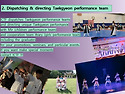 2. Dispatching & directing Taekgyeon performance team