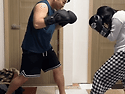 동생과 스파링