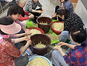 부활 대축일 맞이 비빔밥 준비