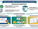 디지털 연방 법정 선언서 작성 방법 - Digital Commonwealth Statutory Declaration