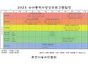 2023년 수어통역사양성프로그램 연간 일정