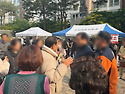 최민호 후보, 조치원 화재..