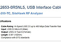 5A2653-0R5NL5, USB Interface Cable (for SK-200-TC, SiteHawk)