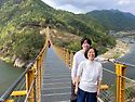 부활절 월영산 출렁다리