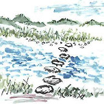 징검다리 이미지