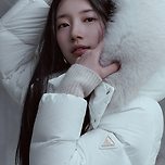 수지 게스 2025 겨울 컬렉션 화보 이미지