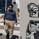 과즙세연이 방시혁과 LA 거닐 적 입은 옷 가격: 연 30억원 버는 사람답지 않은 &#39;반전 소탈함&#39;에 눈이 띠용한다 이미지