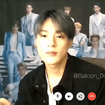 영통팬싸 연결 대기하다가 갑자기 연결된 NCT 이미지