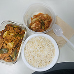 오늘 점심 도시락 이미지