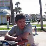 무슨 생각이 그렇게 . . . 악어라도 잡을까요 . . . 플로리다에서 이미지