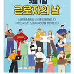 근로자의 날 포스터에 숨겨진 이스터에그 이미지