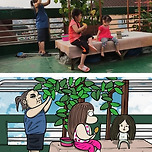 극 사실주의 웹툰작가 이미지