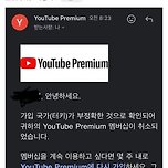 유튜브 프리미엄 우회 시 새계정으로 해야하는 이유 이미지