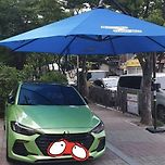 횡단보도 그늘막 잘 쓰고 있습니다^^ 이미지