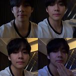 안녕하세요 아미 여러분, 오늘 태형이 라이브 보셨나요? 그는 언제나처럼 너무 귀엽네요. 💜🥰 이미지