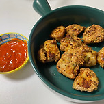 닭가슴살로 고추바사삭해먹어봐요 이미지