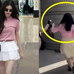 장원영, 공항 패션 화제... &#34;탈덕수용소 저격했나&#34; 이미지