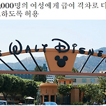 임금차별로 여성 직원 9천명에게 집단 고소 당하는 디즈니 이미지