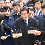 [3보] 이재명 &#39;위증교사&#39; 1심 무죄…&#34;위증 하도록 할 고의 없어&#34; 이미지