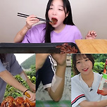 쯔양, 과거 먹방 다시 보니 멍투성이+상처 &#34;4년간 매일 맞고 방송&#34; 이미지