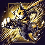 액션 고양이 이미지