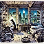 뉴욕이 내려다보이는 아파트 이미지