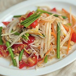 참외로 쏨땀 만들어먹기 이미지