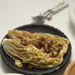 초간단 다이어터 및 와인 안주로 좋은 알배추 스테이크 이미지