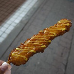 요즘은 잘 안 보이는 후라이드 닭꼬치 이미지