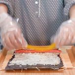 무슨 맛인지 궁금해지는 파김치 김밥 이미지