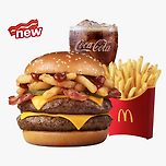 맥날 쿼터파운더치즈bbq베이컨 이미지