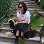 송혜교 밀라노 패션위크 사복패션 이미지