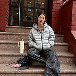 지효 인스타에 올라온 겨울룩 이미지