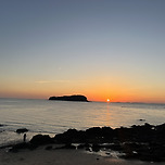 서해 노을 이미지