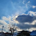 크리스마스 이브, 문경 하늘 이미지