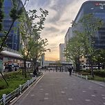 판교의 노을 이미지