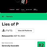 P의 거짓 메타 82점 이미지