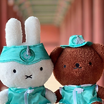 미피 70주년 한국 에디션 한복 미피 &amp; 보리스 인형.jpg 이미지