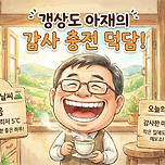 <오늘의 갱상도 인생명언> "마! 아침에 눈 딱 뜨자마자 '고맙습니데이~' 카고 시작하믄 우째 되는지 아나?" - 구미아빠 안이기 이미지