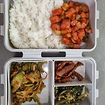 오늘 점심도시락 이미지