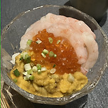 단새우 우니 연어알 뇸 이미지