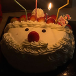 크리스마스 때 먹은 메리산타 이미지