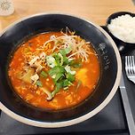 국수나무에서 소고기 짬뽕밥 + 왕돈까스 이미지