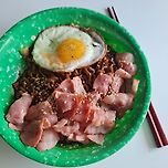 베이컨 짜파게티 이미지