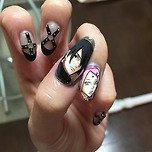 퀄리티 쩌는 만화 네일아트 ㅋㅋㅋㅋ 이미지