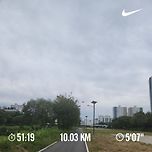 연휴 마무리 러닝, 10k 이미지