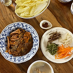 오징어볶음 + 황태뭇국 이미지