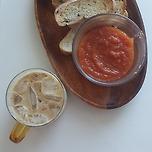 토마토소스앤 버터크림라떼 이미지